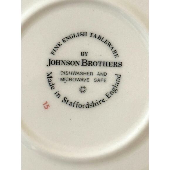 Johnson Brothers-England Vintage Brookshire Earthenware-4 Piece Place Setting - Picture 10 of 16